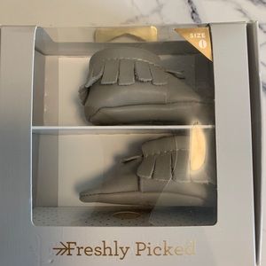 Freshly picked baby moccasins